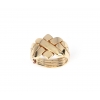 PUZZLE GENTS GOLD RING