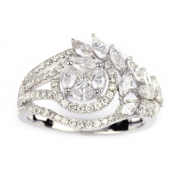 CLUSTER DIAMOND RING